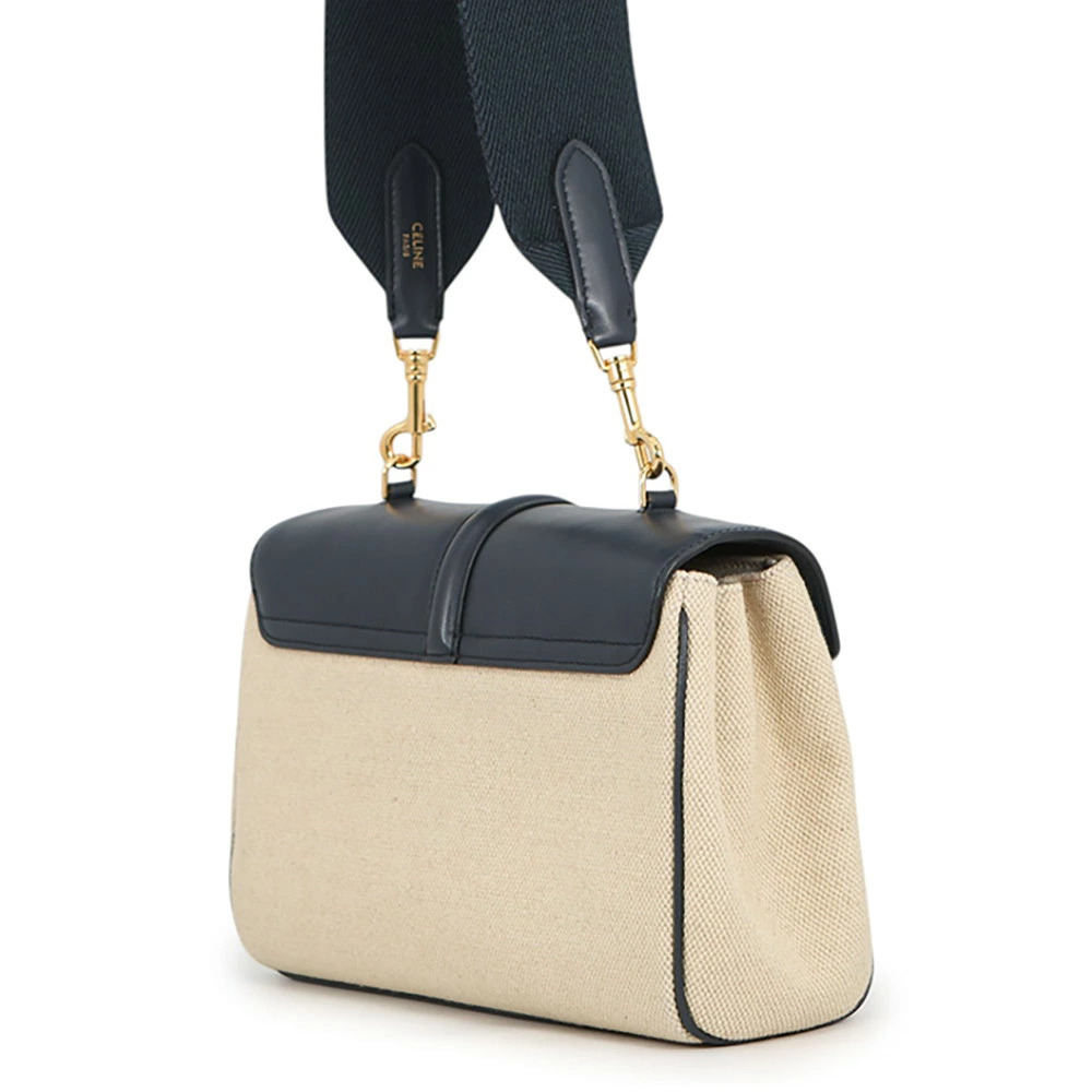 Celine Shoulder Teen Bag Soft Black